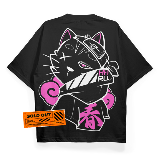 Black Haru official tee (Limited) (Oversize)