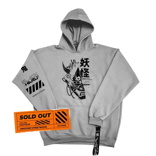 YOKAI HOODIE (GREY)