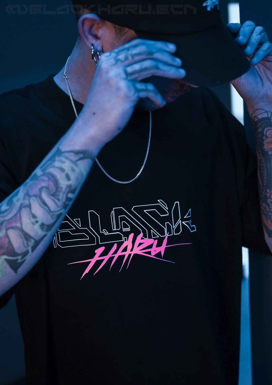 Black Haru official tee (Limited) (Oversize)